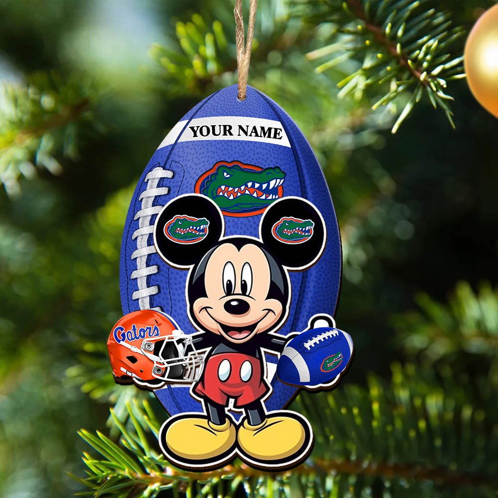 Alternative view of Florida Gators 2 Layered Wooden Ornament 2024 Version Custom Your Name, Sport Ornament, Sport Gifts For Lovers, Christmas Decor ETHY-52118