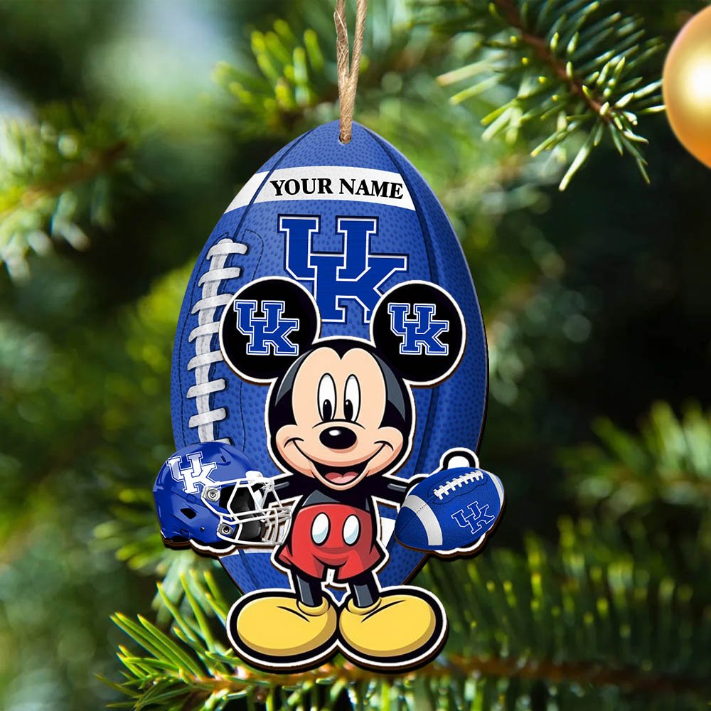 Alternative view of Kentucky Wildcats 2 Layered Wooden Ornament 2024 Version Custom Your Name, Sport Ornament, Sport Gifts For Lovers, Christmas Decor ETHY-52118