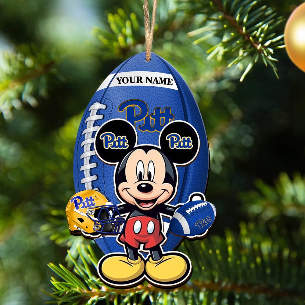 Alternative view of Pittsburgh Panthers 2 Layered Wooden Ornament 2024 Version Custom Your Name, Sport Ornament, Sport Gifts For Lovers, Christmas Decor ETHY-52118