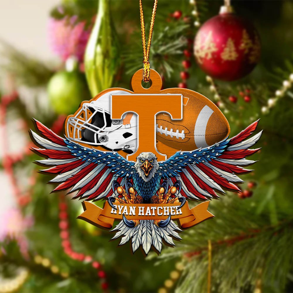 Alternative view of Tennessee Volunteers Wooden Ornament 2024 Version Custom Your Name, Eagle And Sport Team Ornament, Christmas Gifts For Fans ETHY-52161