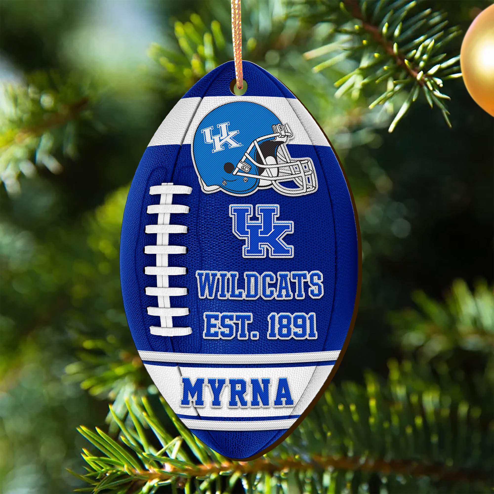 Kentucky Wildcats Wooden Ornament 2024 Version Custom Your Name, Sport Team Ornament, Christmas Gifts, Gifts For Fans ETHY-52177