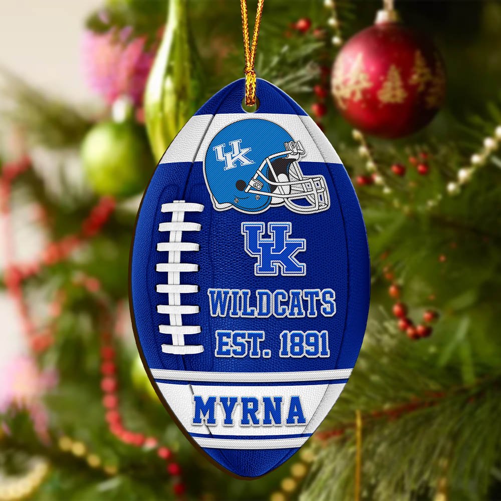Alternative view of Kentucky Wildcats Wooden Ornament 2024 Version Custom Your Name, Sport Team Ornament, Christmas Gifts, Gifts For Fans ETHY-52177