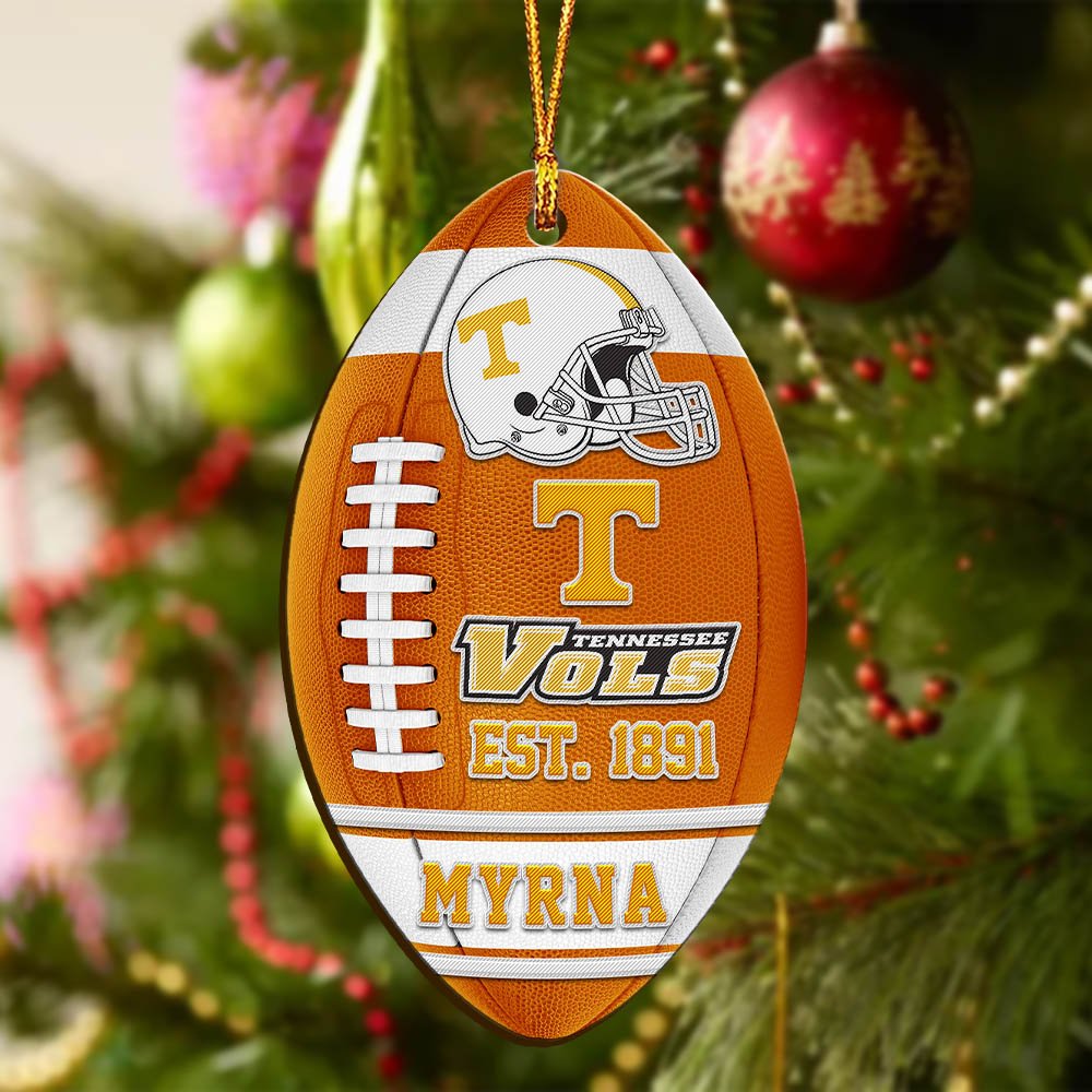 Alternative view of Tennessee Volunteers Wooden Ornament 2024 Version Custom Your Name, Sport Team Ornament, Christmas Gifts, Gifts For Fans ETHY-52177