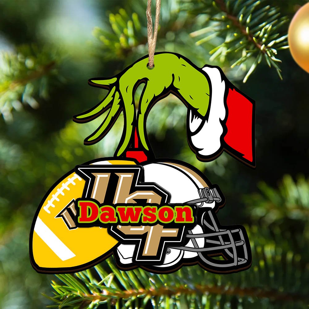 UCF Knights 2 Layered Wooden Ornament 2024 Version Personalized Your Name, Football Team Ornament, Football Lover Gifts ETHY-52254