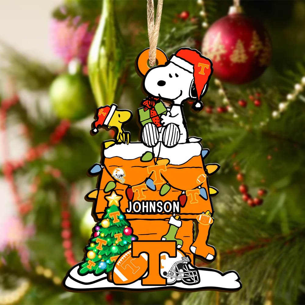 Alternative view of Tennessee Volunteers Wooden Ornament 2024 Version Personalized Your Name, Sport Ornament, Christmas Gifts For Sport Lovers ETHY-52323