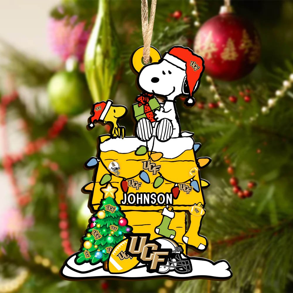Alternative view of UCF Knights Wooden Ornament 2024 Version Personalized Your Name, Sport Ornament, Christmas Gifts For Sport Lovers ETHY-52323