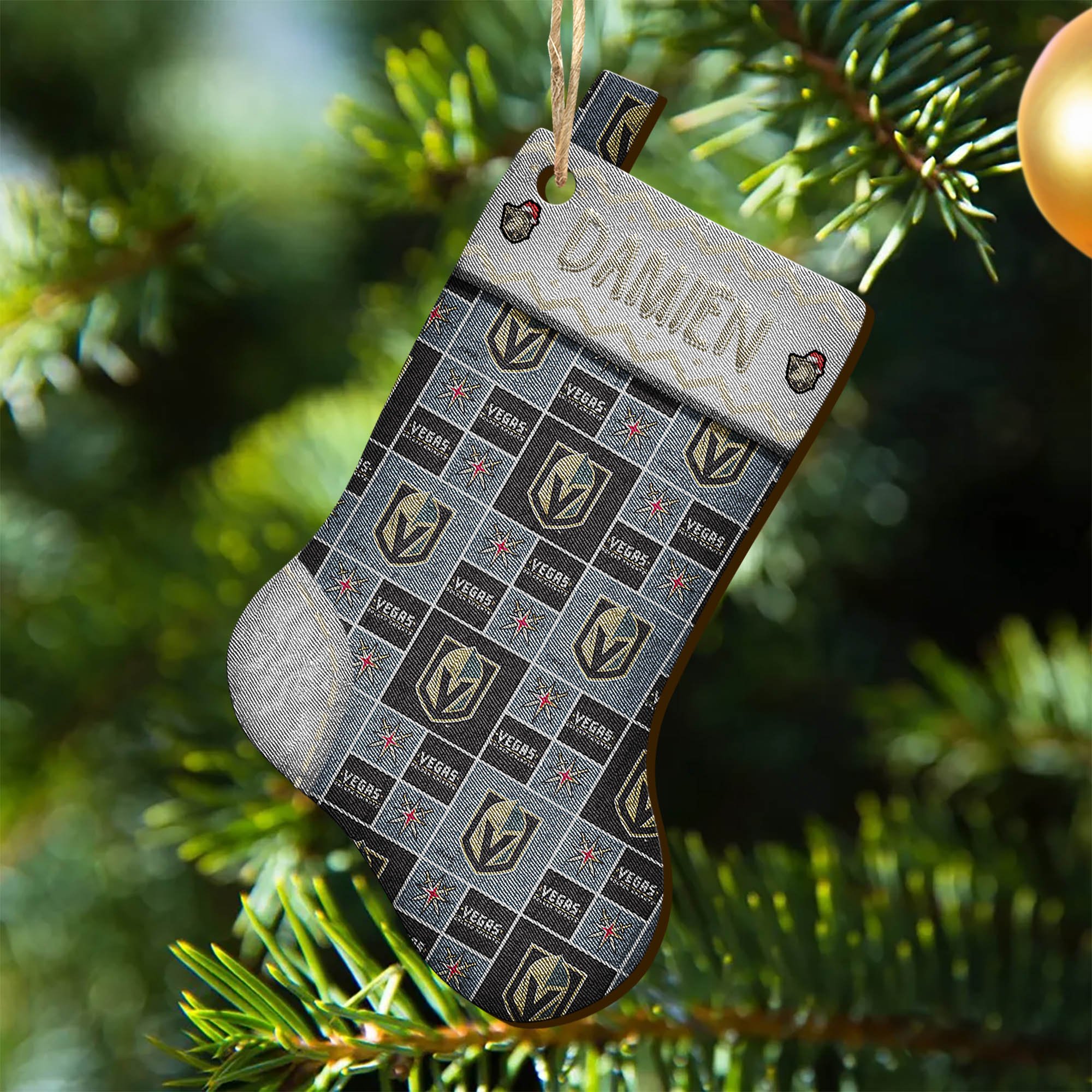 Army Black Knights Wooden Ornament 2024 Version Custom Your Name, Christmas Stocking Ornaments, Christmas Gifts For Sport Fans ETHY-53300