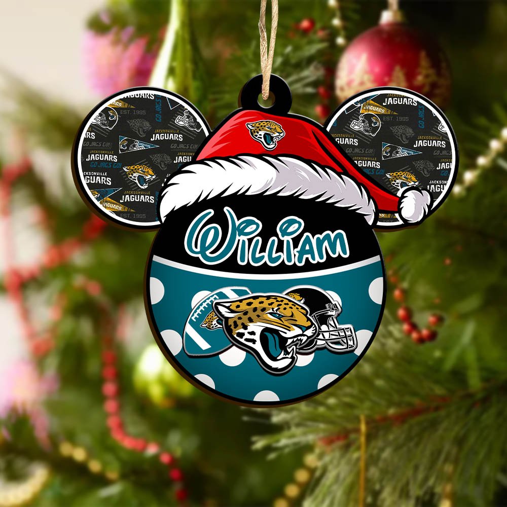 Alternative view of Jacksonville Jaguars Wooden Ornament 2024 Version Personalized Your Name, Christmas Gifts For Sport Fan, Home Decorations ETHY-53354