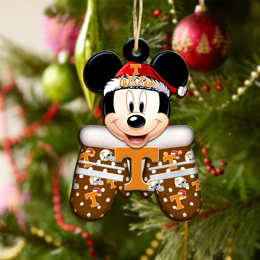 Alternative view of Tennessee Volunteers Team Wooden Ornament 2024 Version Personalized Your Name, Christmas Gifts For Fan, Christmas Tree Decorations ETHY-53360