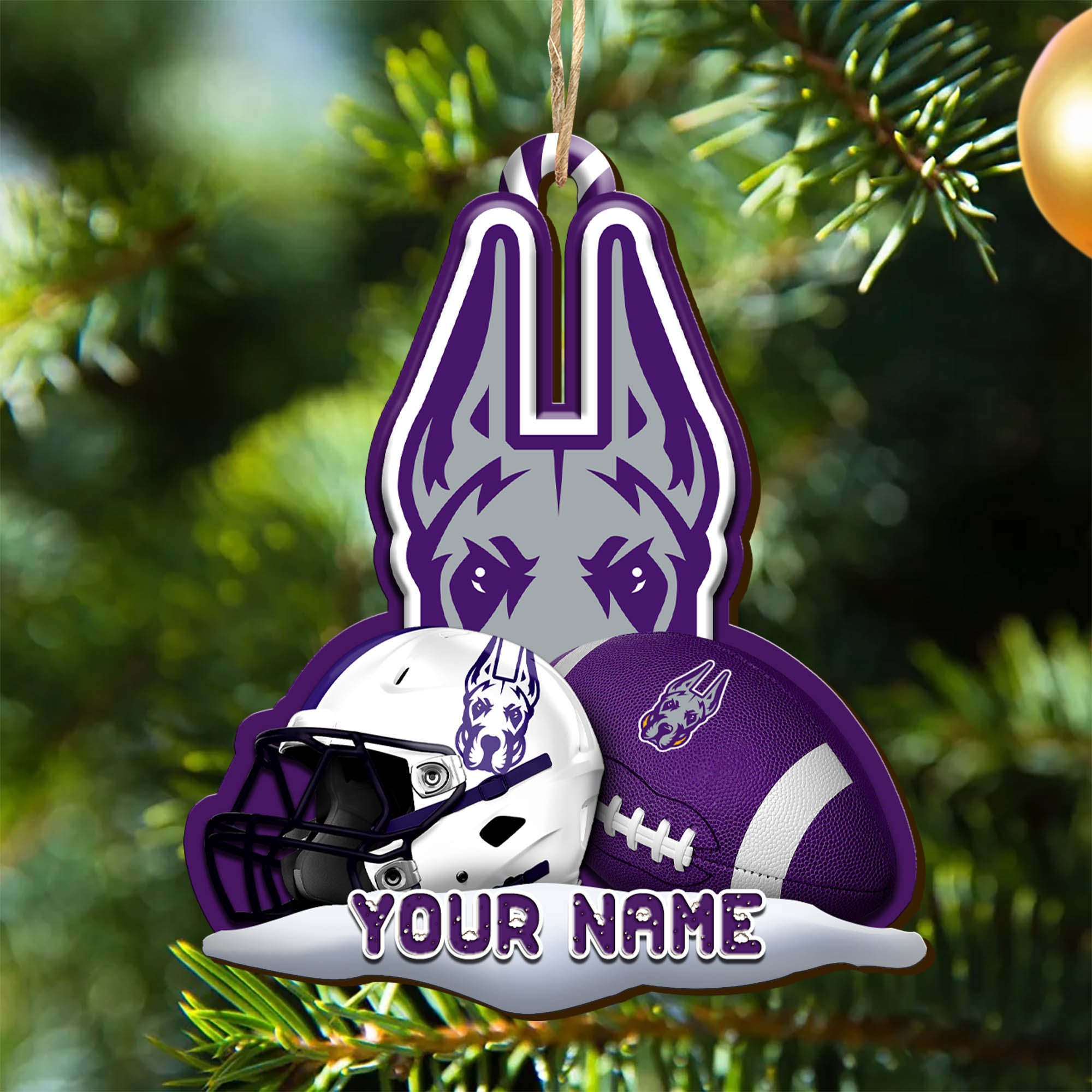 Albany Great Danes Sport Wooden Ornament 2024 Version Customized Your Name, Christmas Gifts For Sport Fan, Christmas Decorations Sport ETHY-53468