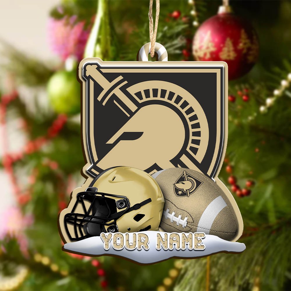 Alternative view of Army Black Knights Sport Wooden Ornament 2024 Version Customized Your Name, Christmas Gifts For Sport Fan, Christmas Decorations Sport ETHY-53468