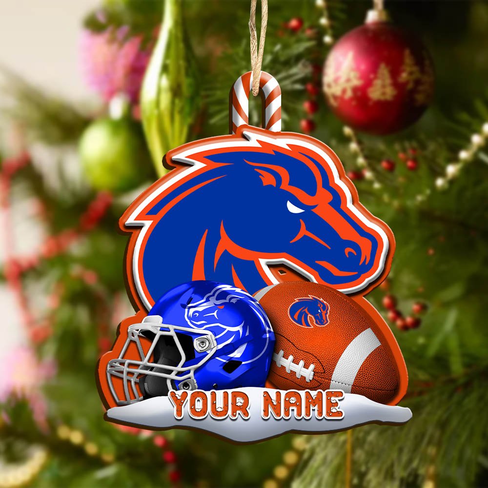 Alternative view of Boise State Broncos Sport Wooden Ornament 2024 Version Customized Your Name, Christmas Gifts For Sport Fan, Christmas Decorations Sport ETHY-53468