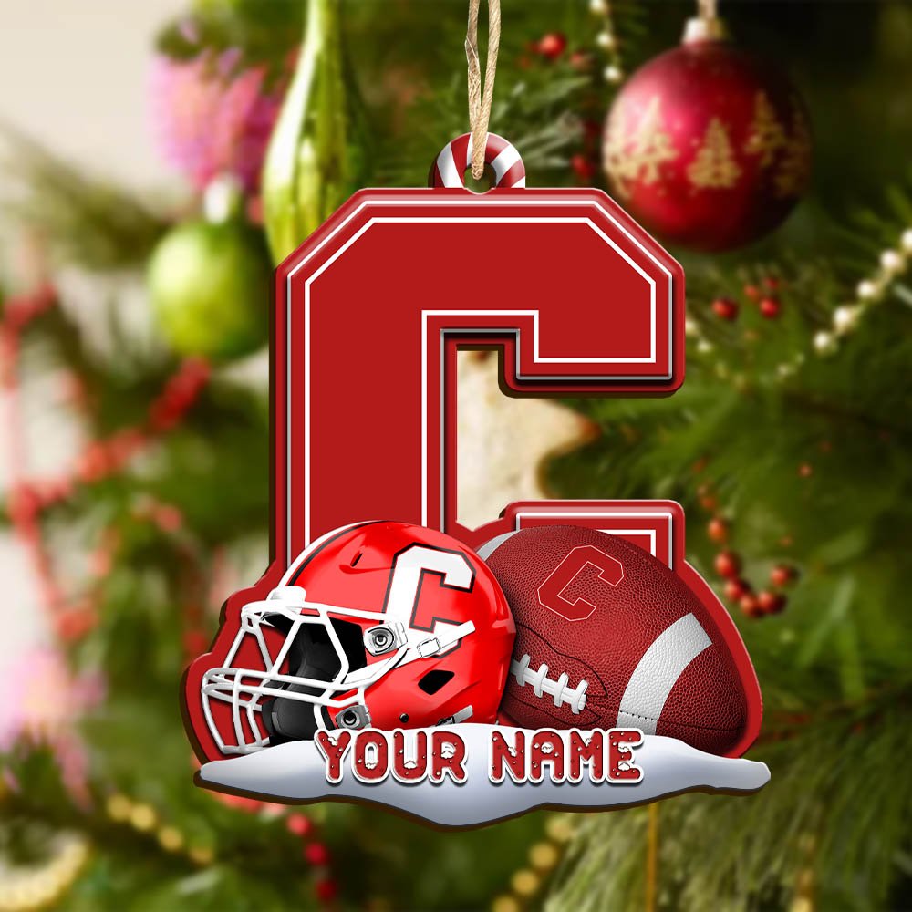 Alternative view of Cornell Big Red Sport Wooden Ornament 2024 Version Customized Your Name, Christmas Gifts For Sport Fan, Christmas Decorations Sport ETHY-53468