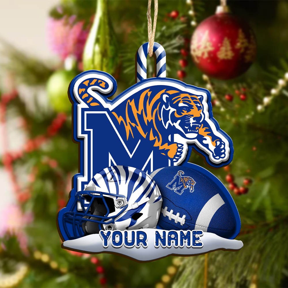 Alternative view of Memphis Tigers Sport Wooden Ornament 2024 Version Customized Your Name, Christmas Gifts For Sport Fan, Christmas Decorations Sport ETHY-53468
