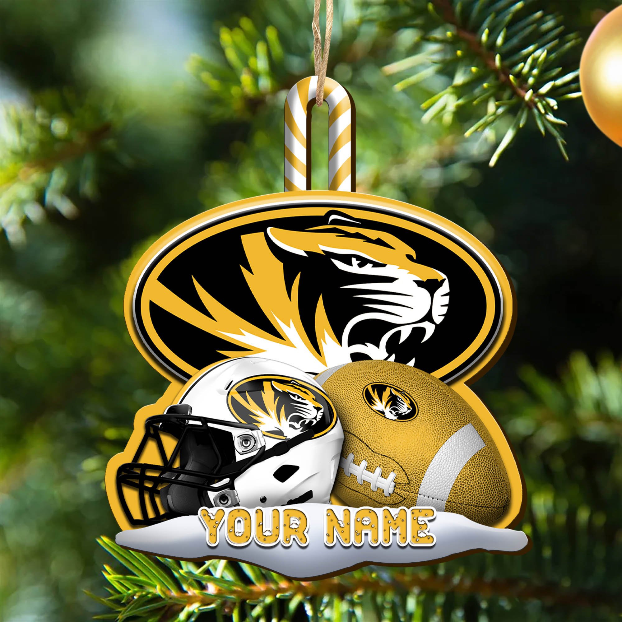 Missouri Tigers Sport Wooden Ornament 2024 Version Customized Your Name, Christmas Gifts For Sport Fan, Christmas Decorations Sport ETHY-53468