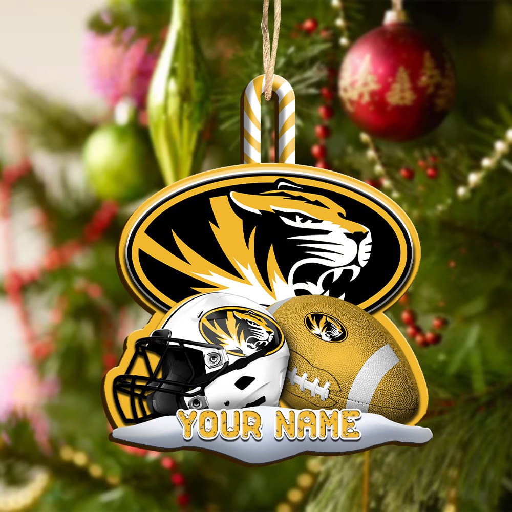 Alternative view of Missouri Tigers Sport Wooden Ornament 2024 Version Customized Your Name, Christmas Gifts For Sport Fan, Christmas Decorations Sport ETHY-53468