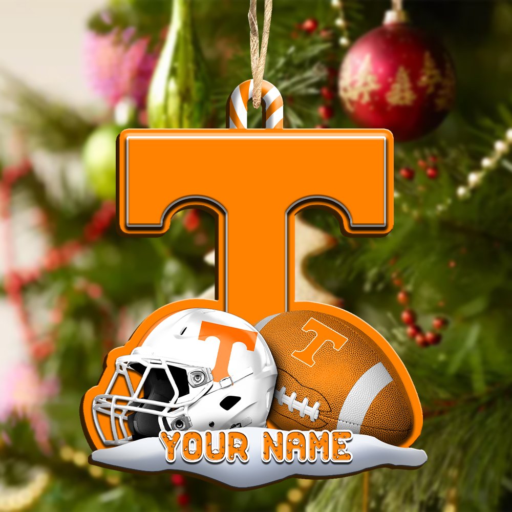 Alternative view of Tennessee Volunteers Sport Wooden Ornament 2024 Version Customized Your Name, Christmas Gifts For Sport Fan, Christmas Decorations Sport ETHY-53468