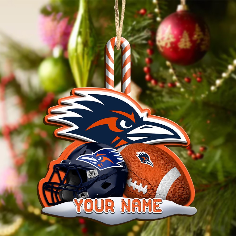 Alternative view of UTSA Roadrunners Sport Wooden Ornament 2024 Version Customized Your Name, Christmas Gifts For Sport Fan, Christmas Decorations Sport ETHY-53468