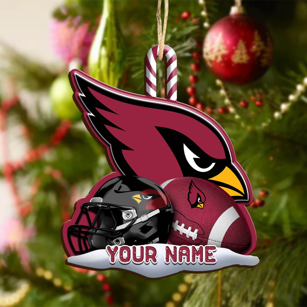 Alternative view of Arizona Cardinals Sport Wooden Ornament 2024 Version Customized Your Name, Christmas Gifts For Sport Fan, Christmas Decorations Sport ETHY-53468