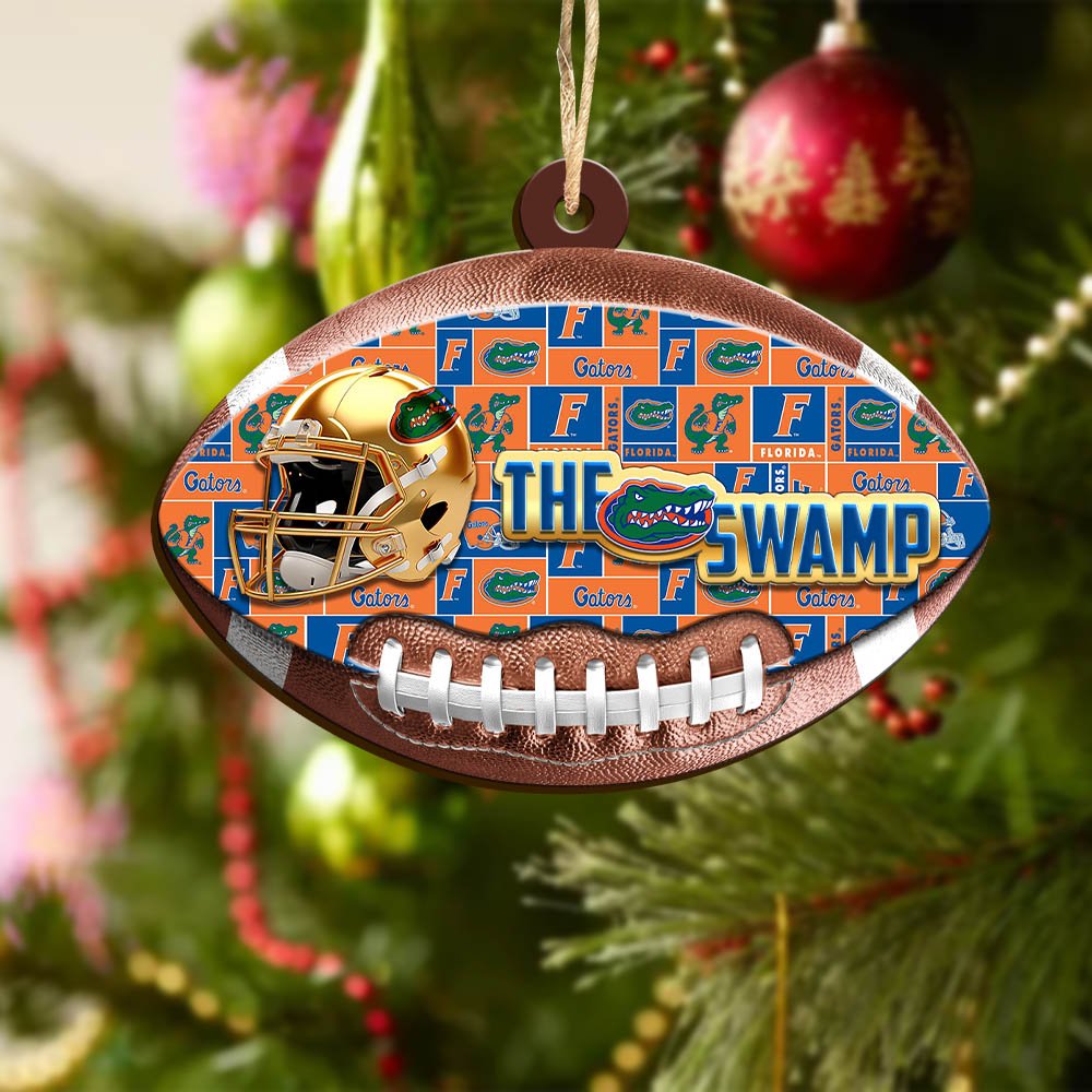 Alternative view of Florida Gators Wooden Ornament 2024 Version, Christmas Ornament For Football Fan, Hanging Decor ETHY-53500