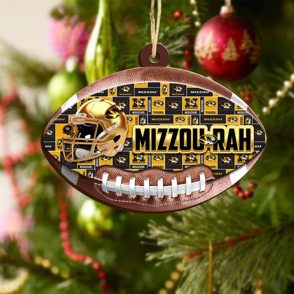 Alternative view of Missouri Tigers Wooden Ornament 2024 Version, Christmas Ornament For Football Fan, Hanging Decor ETHY-53500