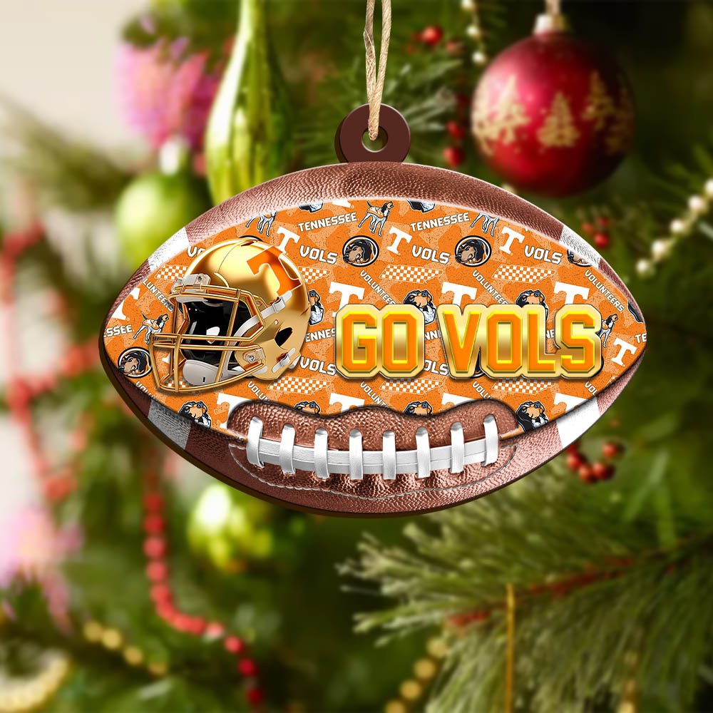 Alternative view of Tennessee Volunteers Wooden Ornament 2024 Version, Christmas Ornament For Football Fan, Hanging Decor ETHY-53500