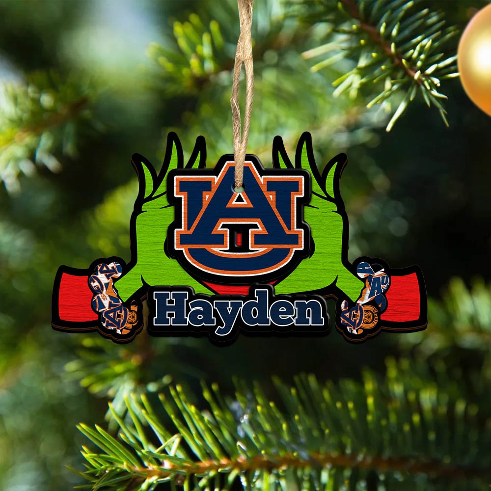 Auburn Tigers 2 Layered Wooden Ornament 2024 Version Custom Your Name, Sport Hanging Ornament, Gifts For Fans ETHY-52234