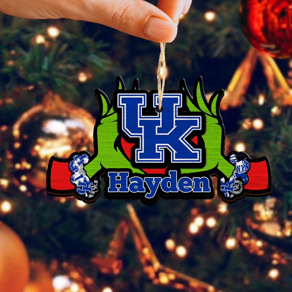 Alternative view of Kentucky Wildcats 2 Layered Wooden Ornament 2024 Version Custom Your Name, Sport Hanging Ornament, Gifts For Fans ETHY-52234