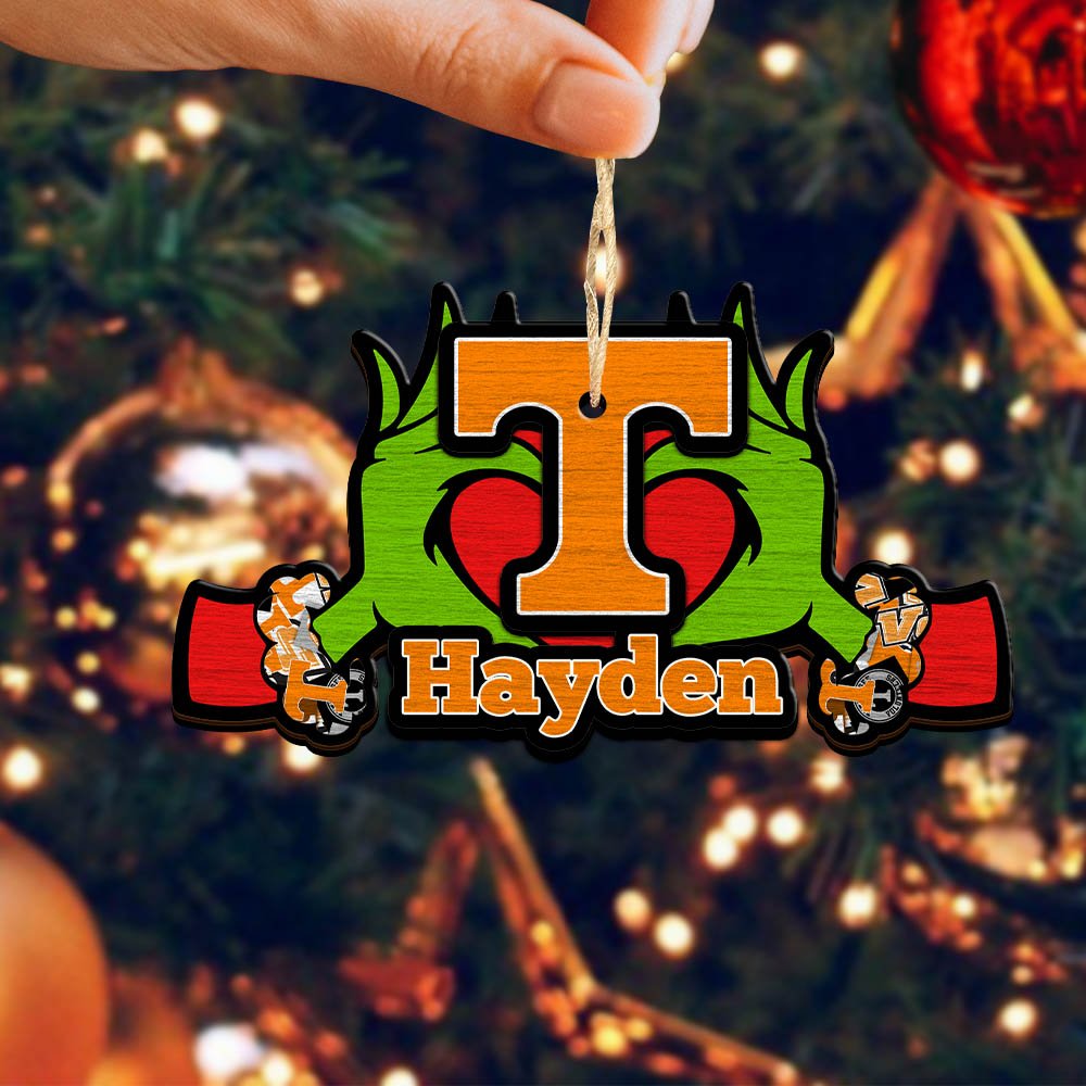 Alternative view of Tennessee Volunteers 2 Layered Wooden Ornament 2024 Version Custom Your Name, Sport Hanging Ornament, Gifts For Fans ETHY-52234