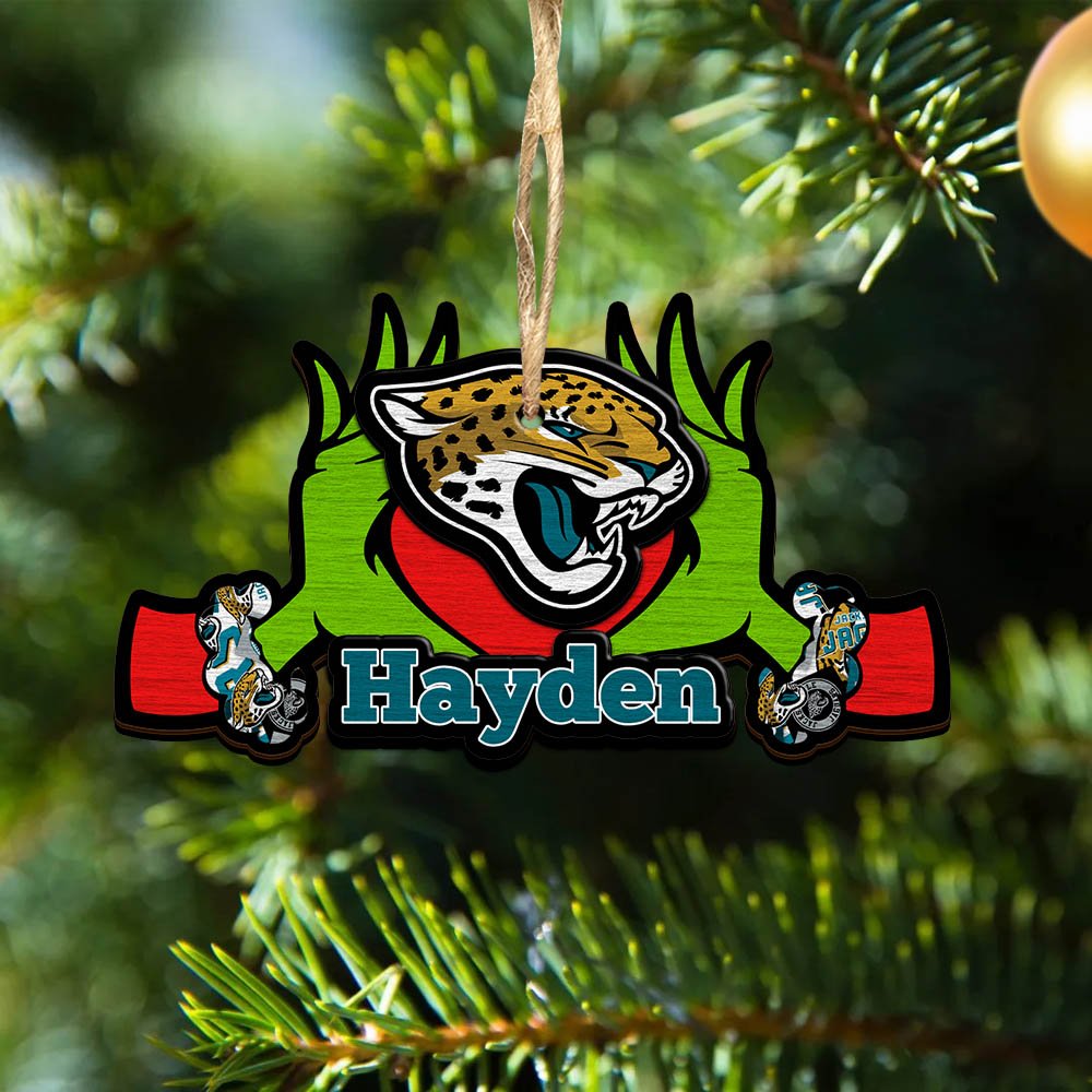 Jacksonville Jaguars 2 Layered Wooden Ornament 2024 Version Custom Your Name, Sport Hanging Ornament, Gifts For Fans ETHY-52234