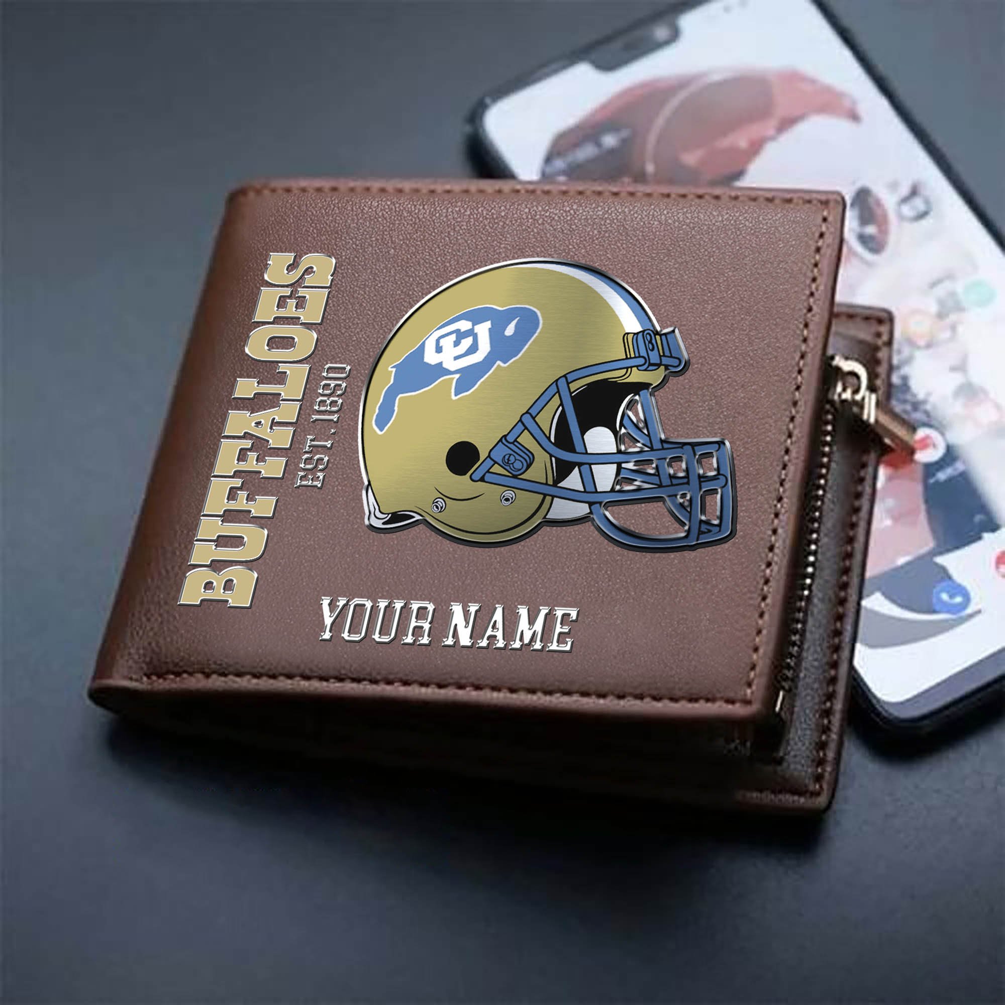 Alternative view of Colorado Buffaloes Team Men Wallet 2024 Version Personalized Your Name, Men Wallet For Football Lovers, Fan Gifts ETHY-54890