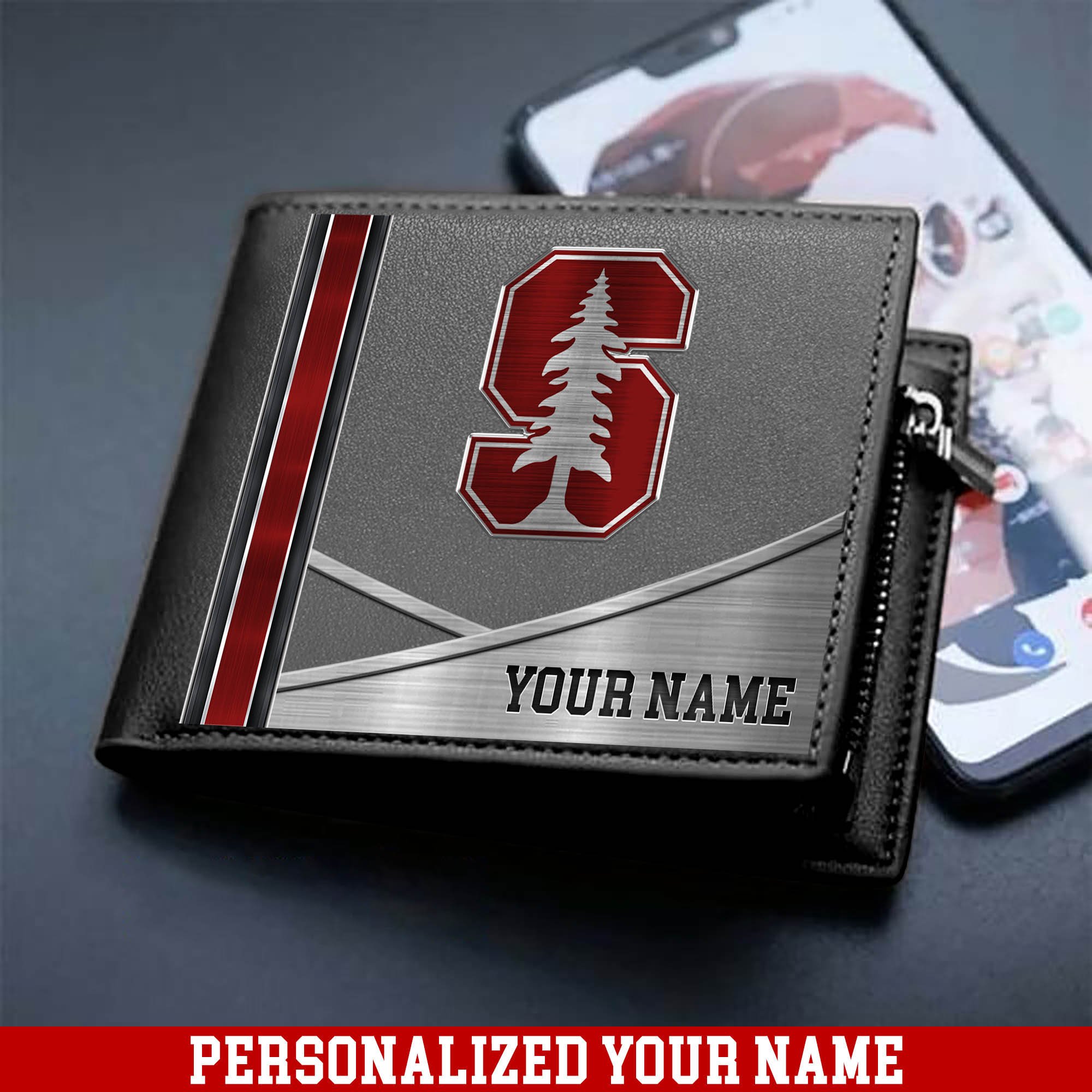 Alternative view of Stanford Cardinal Sport Team Men Wallet 2024 Version Customized Your Name, Men Wallet For Sport Lovers, Fan Gifts ETHY-54902