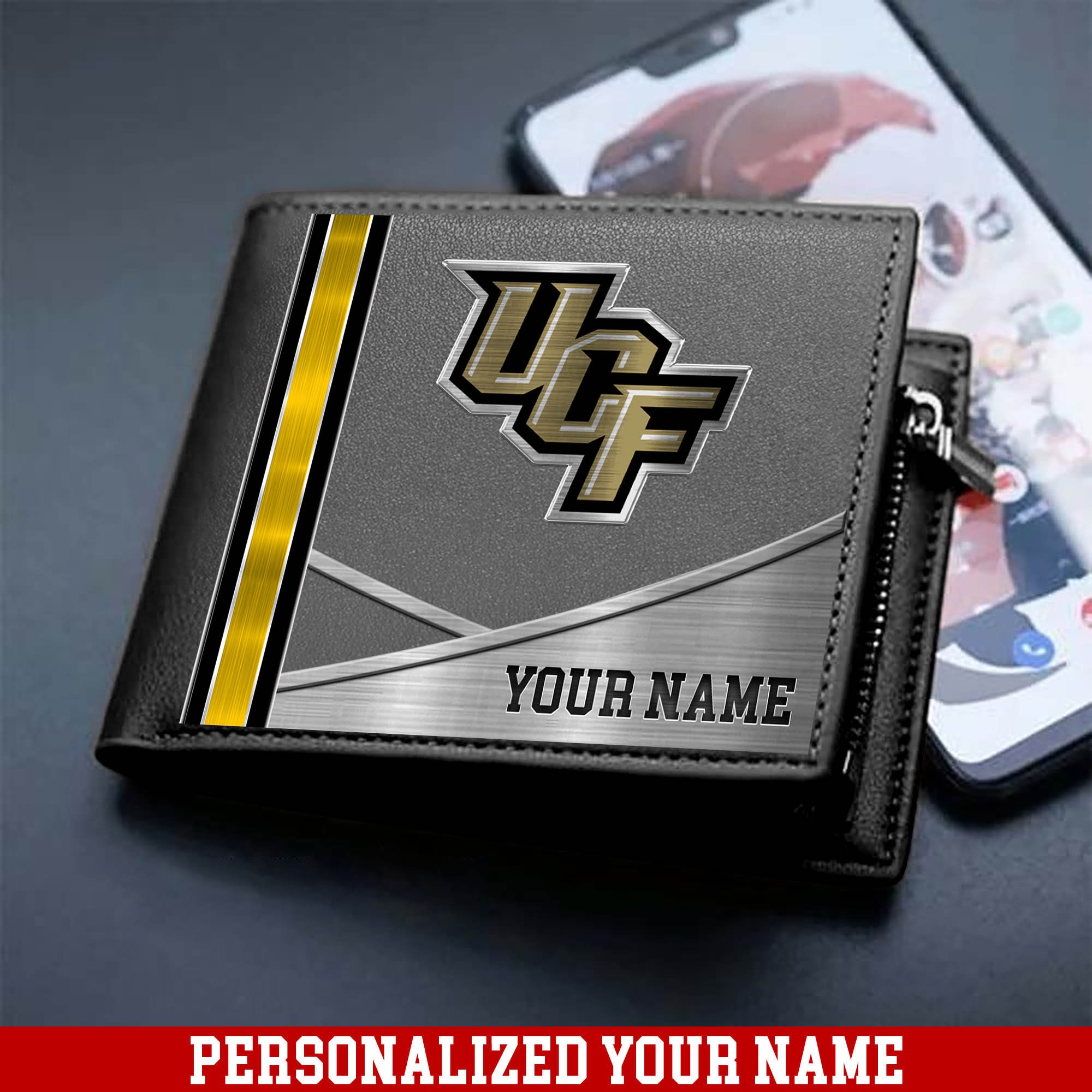 Alternative view of UCF Knights Sport Team Men Wallet 2024 Version Customized Your Name, Men Wallet For Sport Lovers, Fan Gifts ETHY-54902