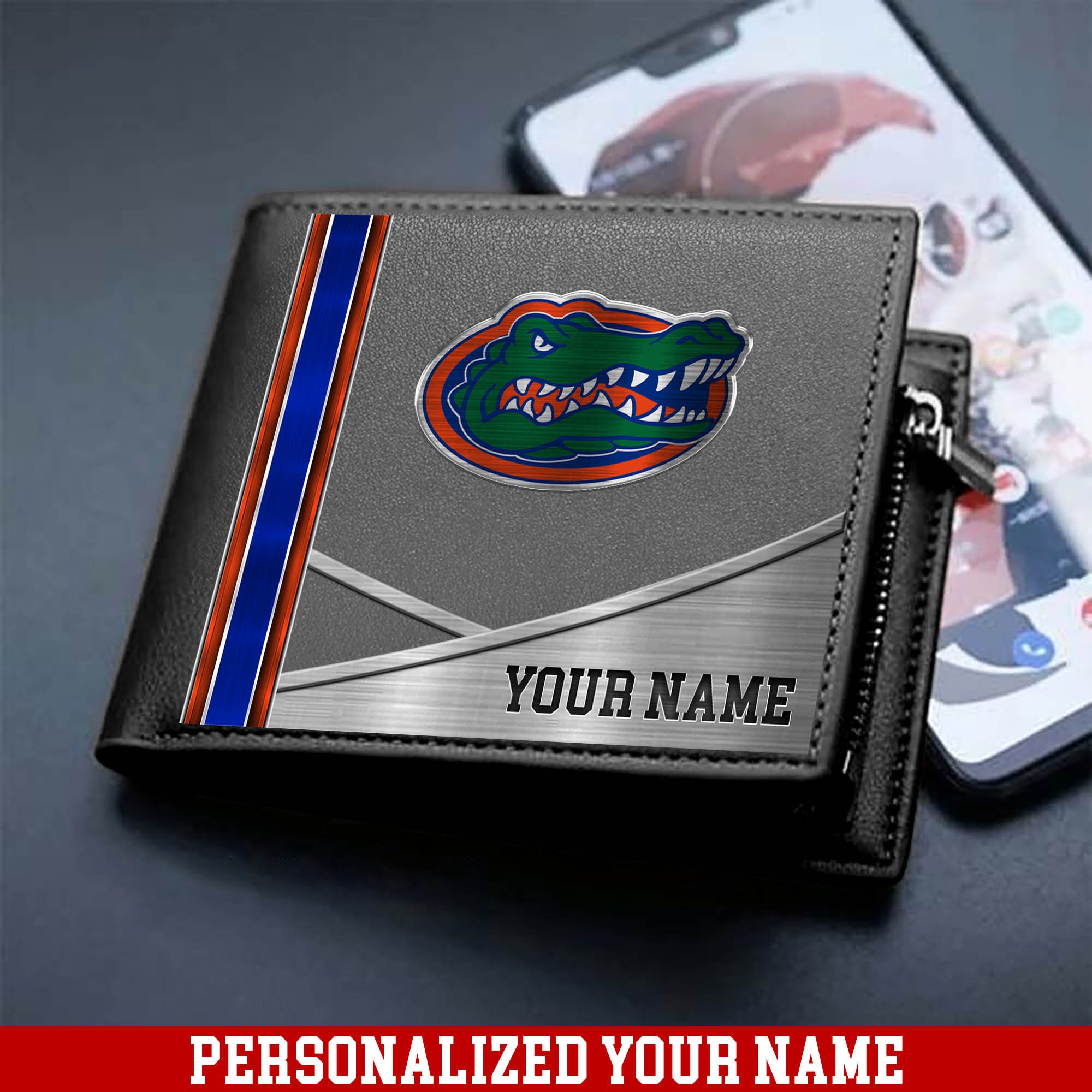 Alternative view of Florida Gators Sport Team Men Wallet 2024 Version Customized Your Name, Men Wallet For Sport Lovers, Fan Gifts ETHY-54902