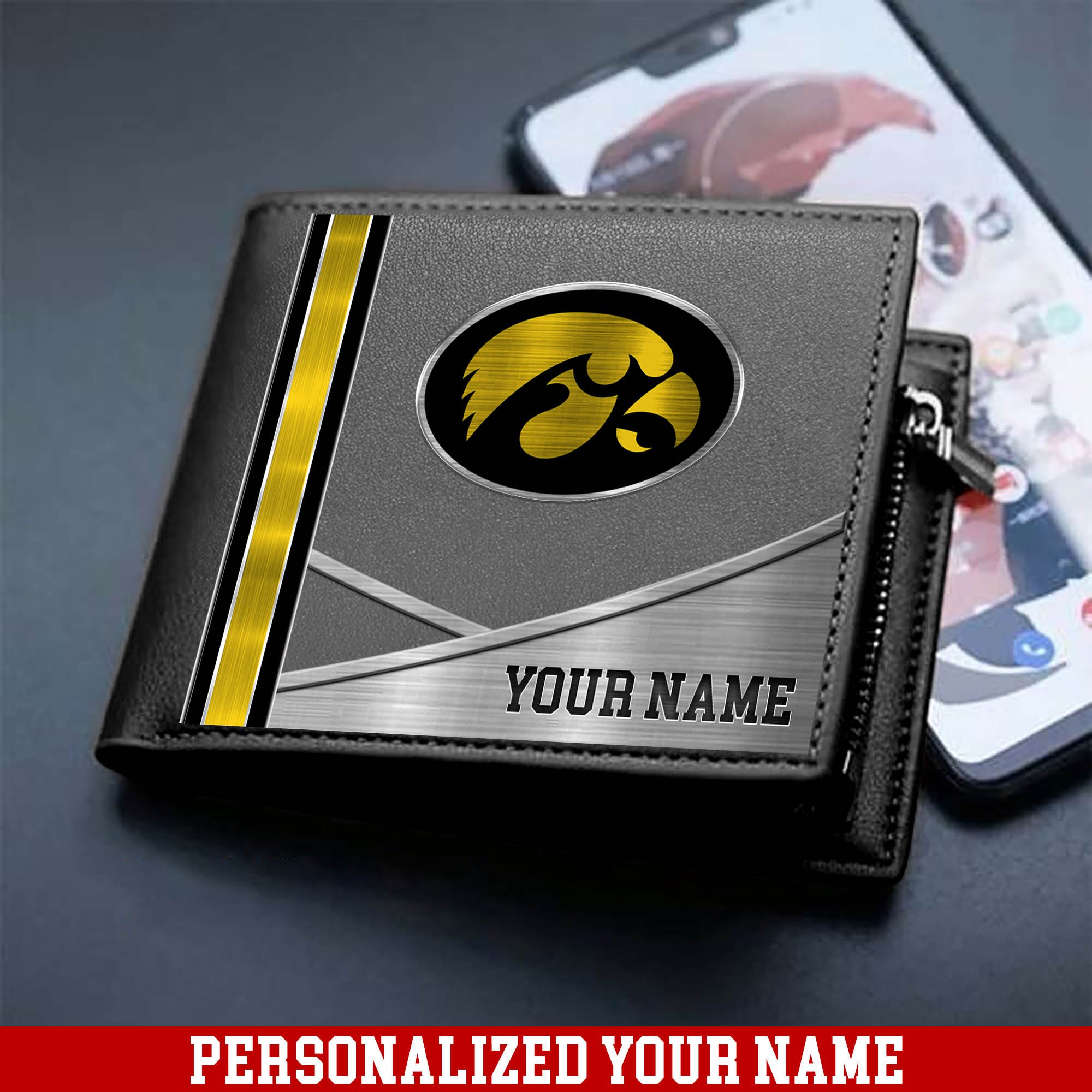 Alternative view of Iowa Hawkeyes Sport Team Men Wallet 2024 Version Customized Your Name, Men Wallet For Sport Lovers, Fan Gifts ETHY-54902
