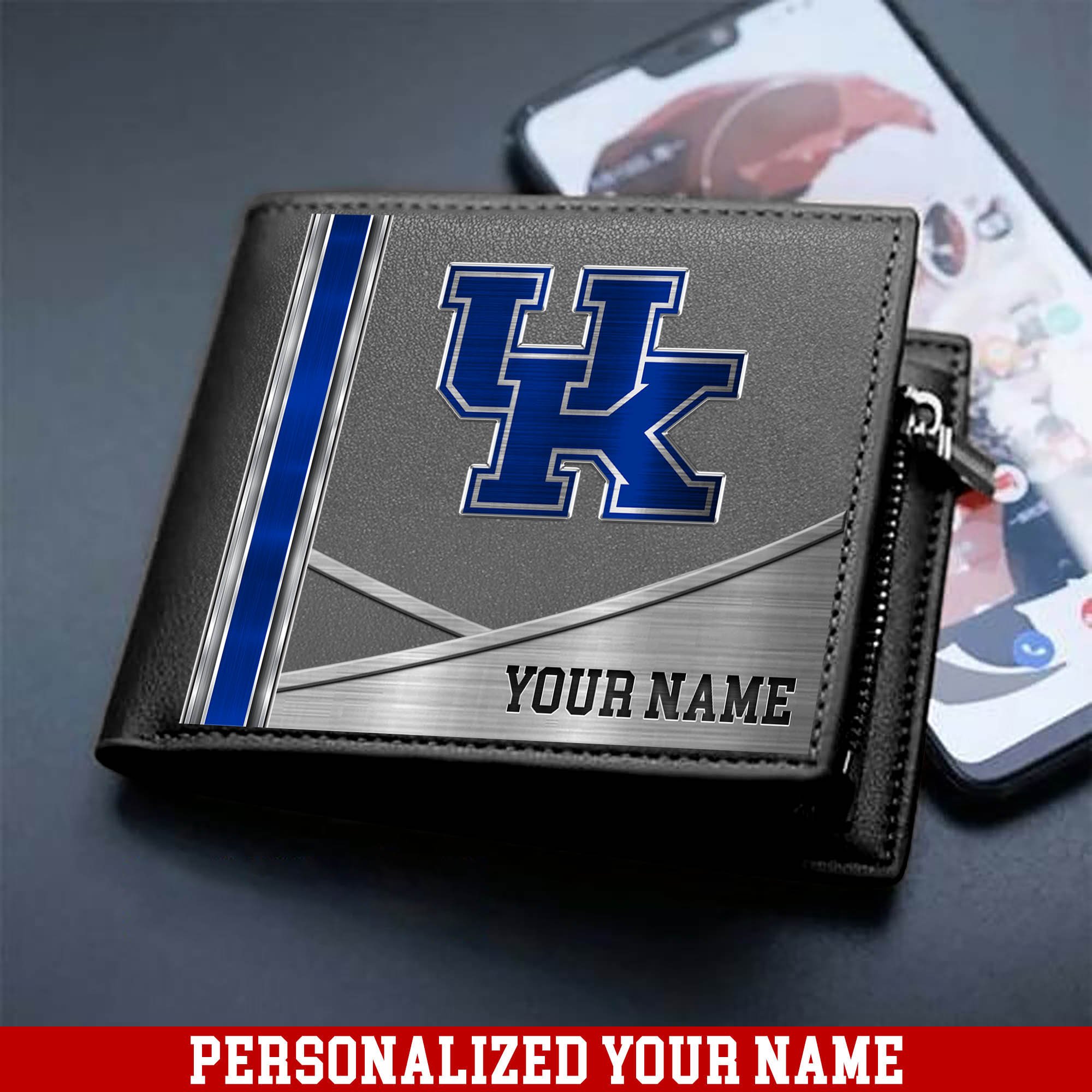 Alternative view of Kentucky Wildcats Sport Team Men Wallet 2024 Version Customized Your Name, Men Wallet For Sport Lovers, Fan Gifts ETHY-54902