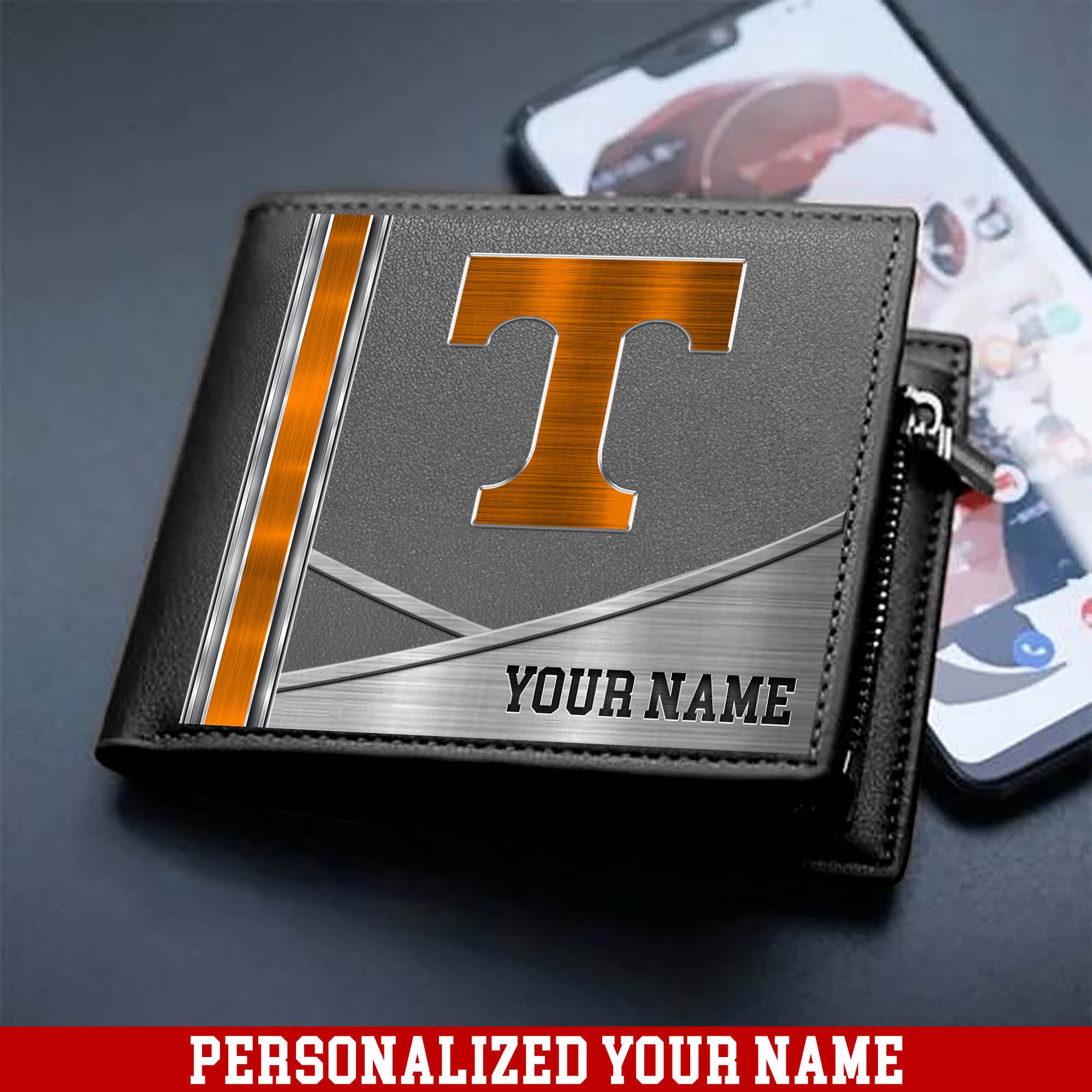 Alternative view of Tennessee Volunteers Sport Team Men Wallet 2024 Version Customized Your Name, Men Wallet For Sport Lovers, Fan Gifts ETHY-54902