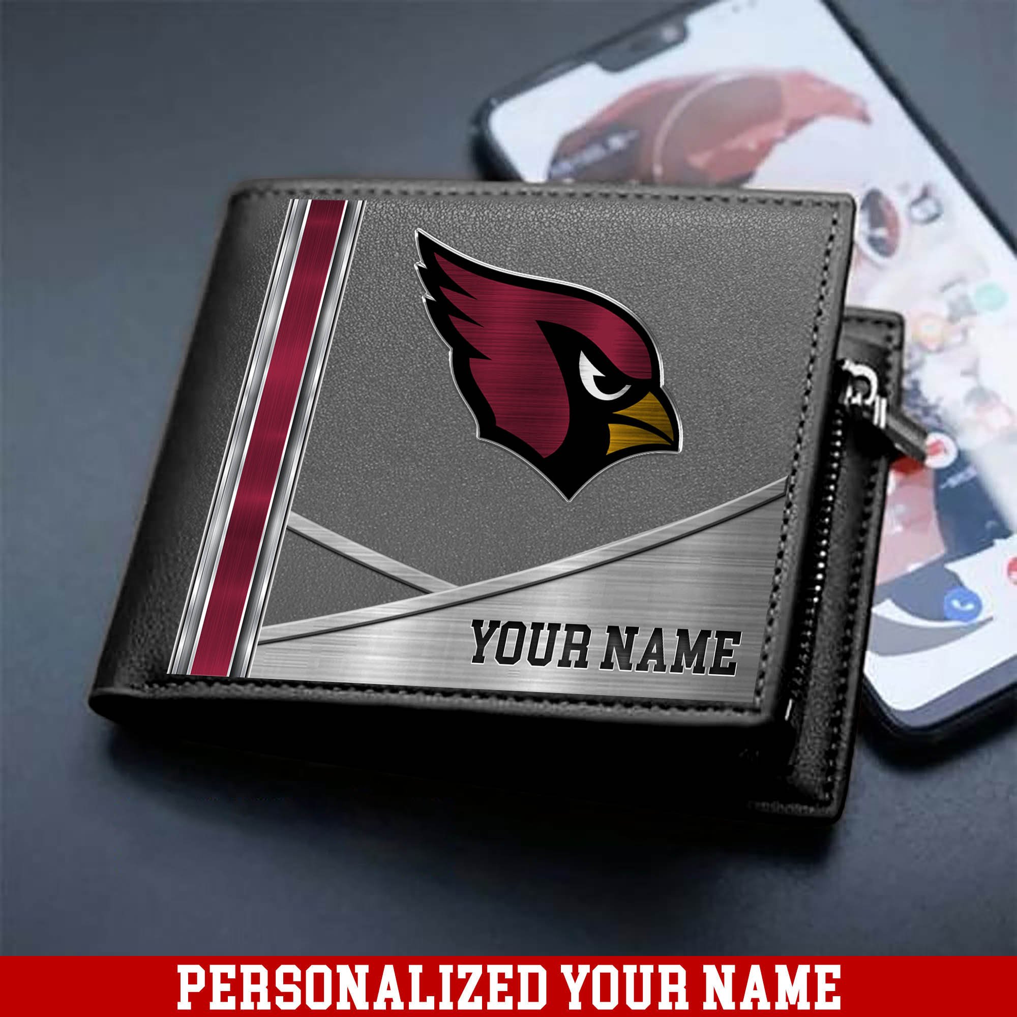 Alternative view of Arizona Cardinals Sport Team Men Wallet 2024 Version Customized Your Name, Men Wallet For Sport Lovers, Fan Gifts ETHY-54902