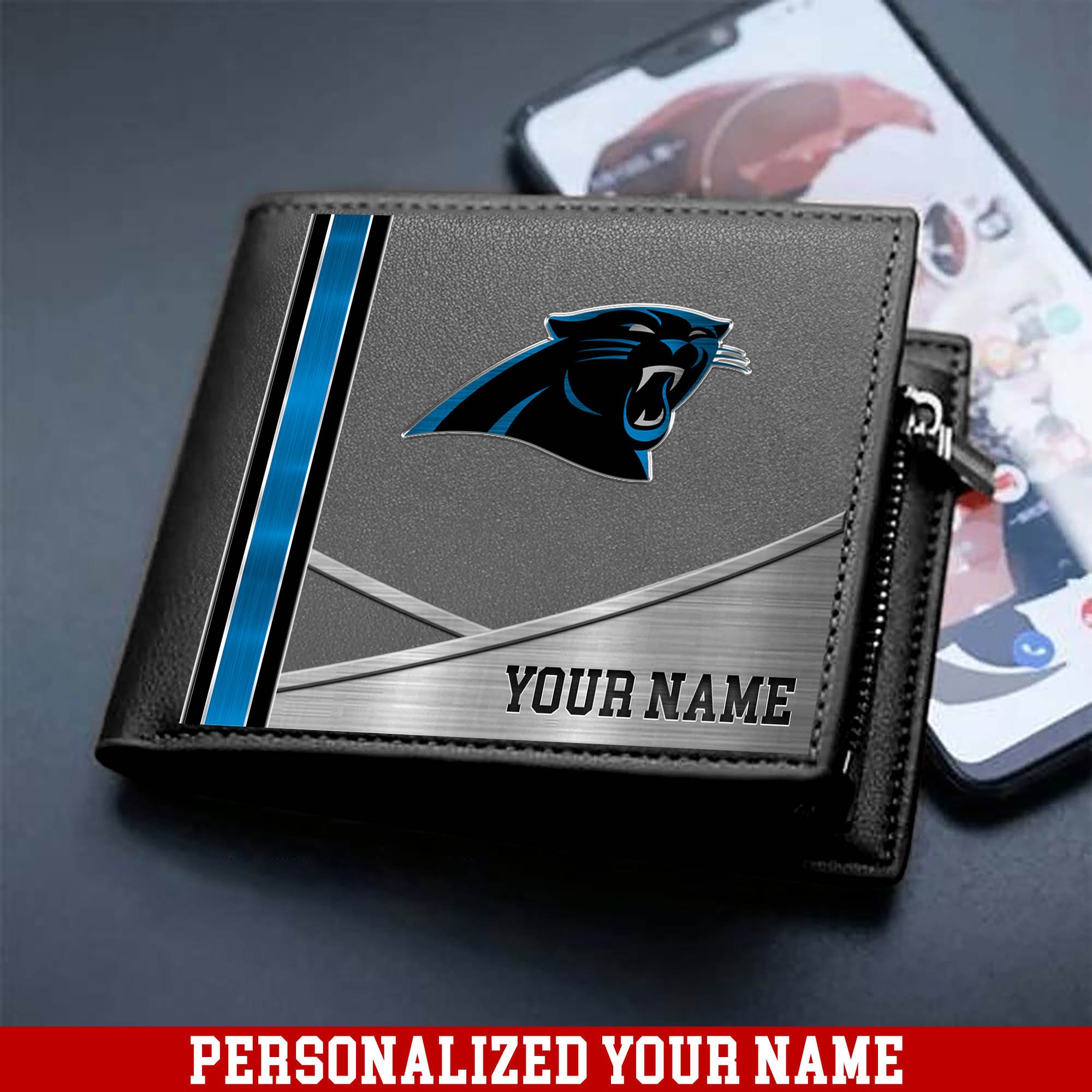 Alternative view of Carolina Panthers Sport Team Men Wallet 2024 Version Customized Your Name, Men Wallet For Sport Lovers, Fan Gifts ETHY-54902