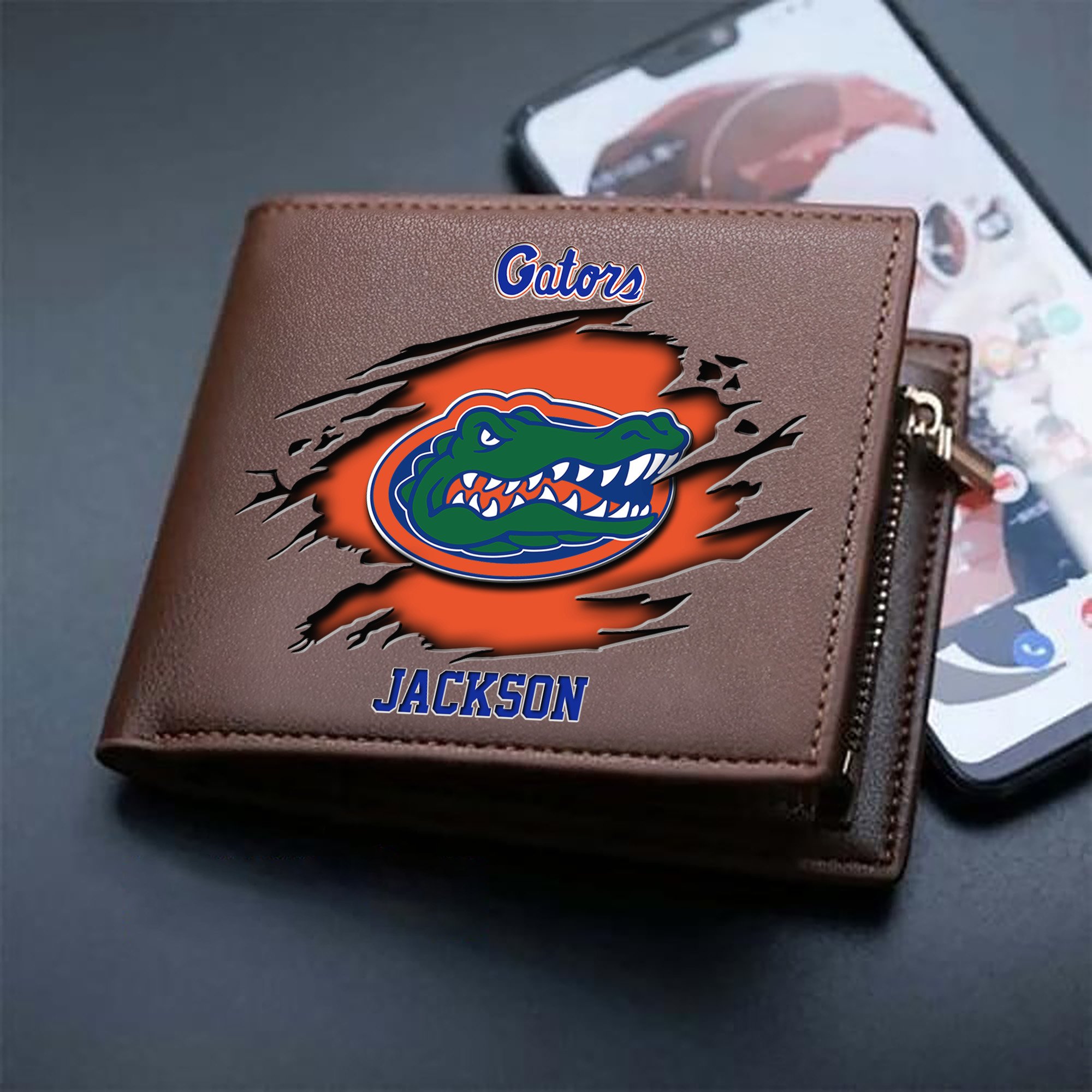 Alternative view of Florida Gators Men Wallet 2024 Version Personalized Your Name, Sport Wallet For Fans, Gifts For Him ETHY-61597
