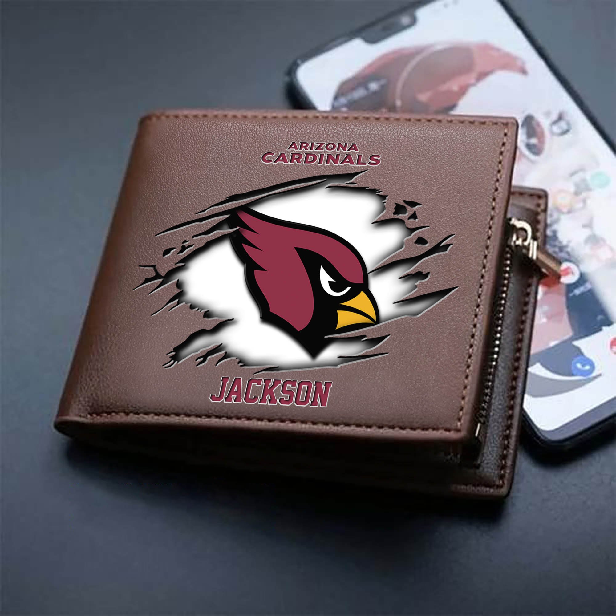 Alternative view of Arizona Cardinals Men Wallet 2024 Version Personalized Your Name, Sport Wallet For Fans, Gifts For Him ETHY-61597