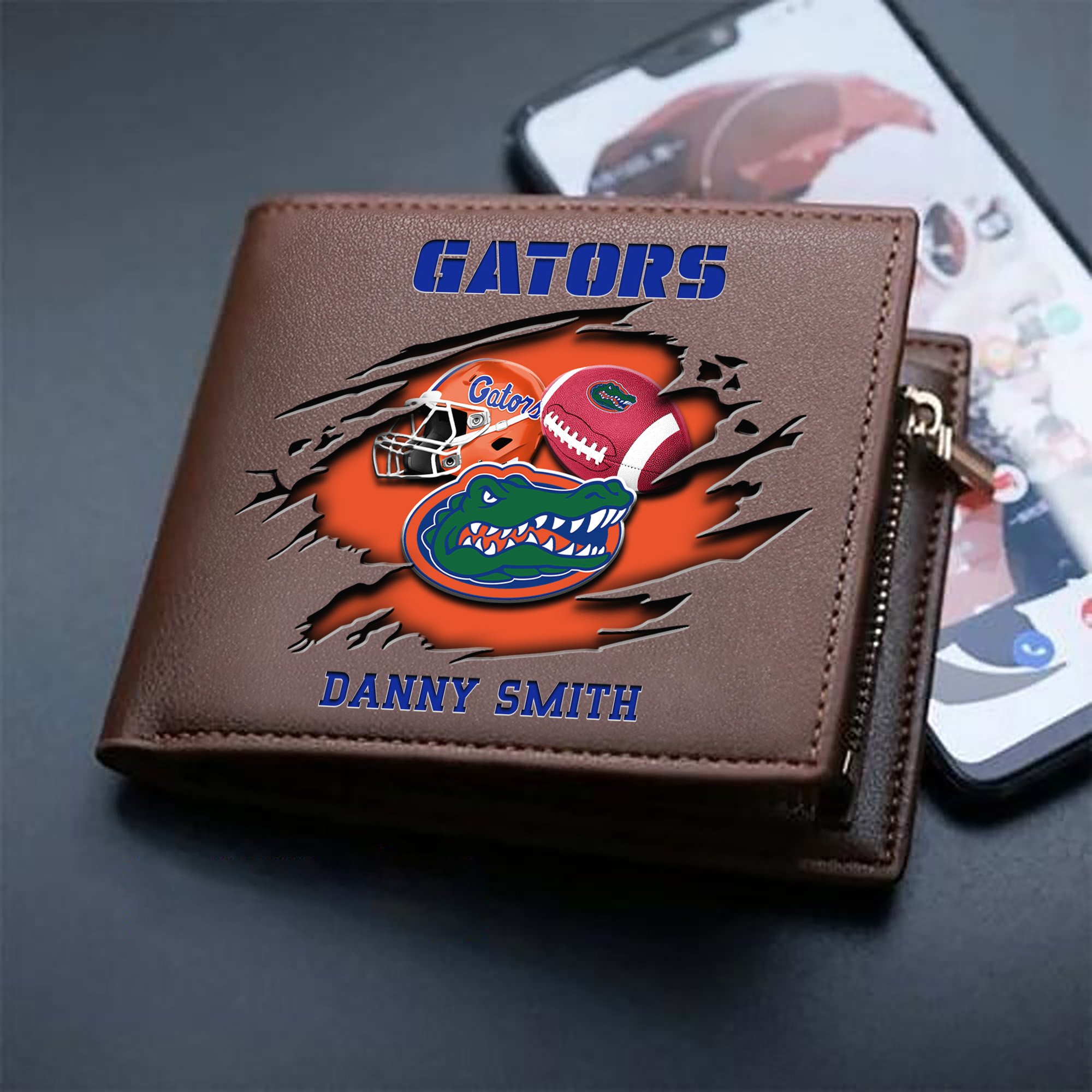 Alternative view of Florida Gators Sport Men Wallet 2024 Version Custom Your Name, Sport Wallet For Football Fans, Sport Gifts ETHY-61737