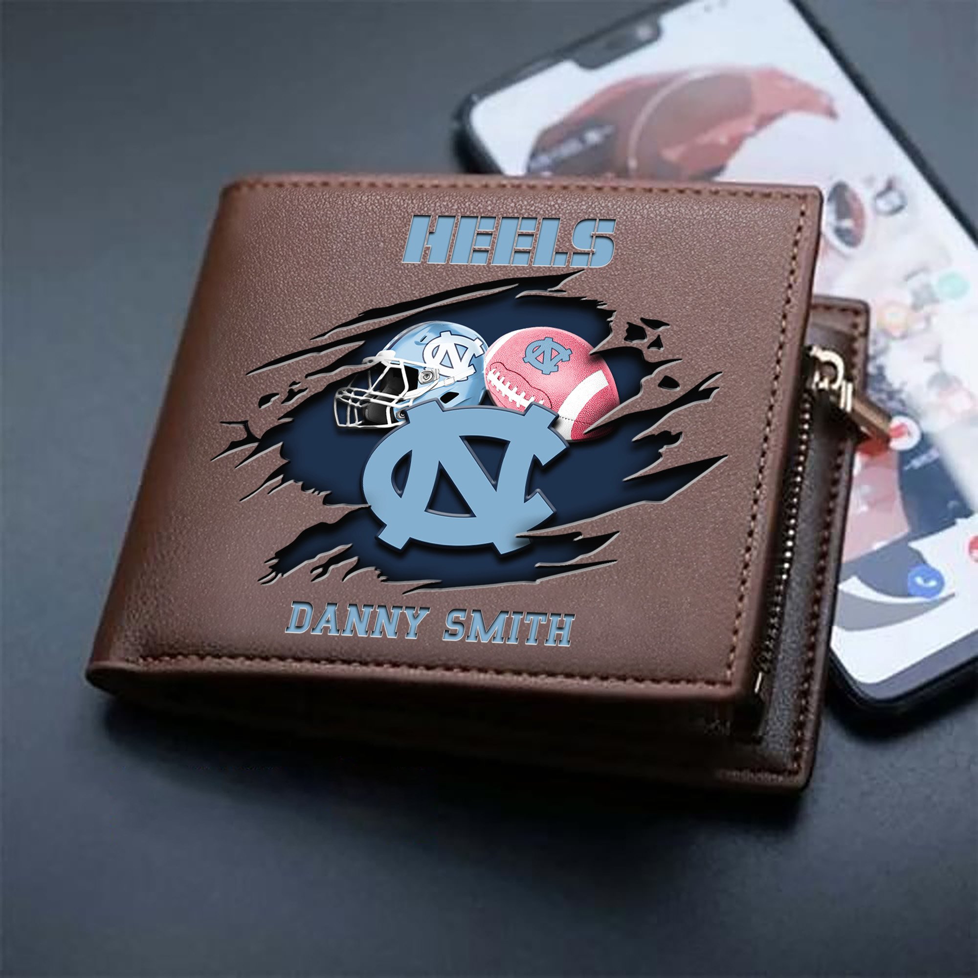 Alternative view of North Carolina Tar Heels Sport Men Wallet 2024 Version Custom Your Name, Sport Wallet For Football Fans, Sport Gifts ETHY-61737