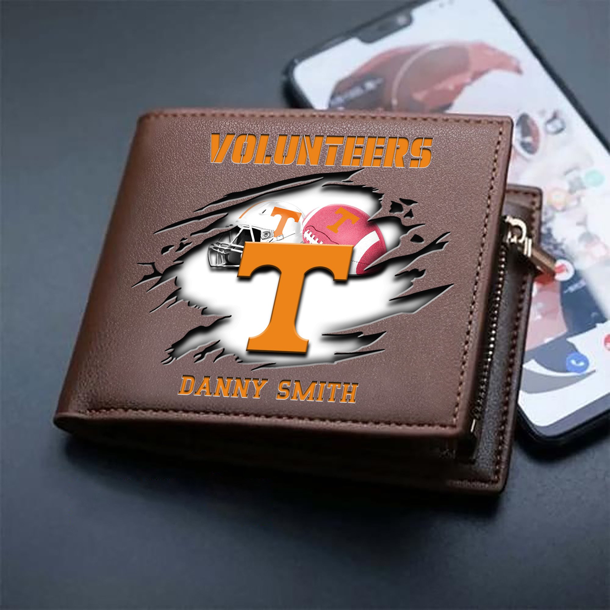 Alternative view of Tennessee Volunteers Sport Men Wallet 2024 Version Custom Your Name, Sport Wallet For Football Fans, Sport Gifts ETHY-61737