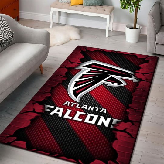 Alternative view of Atlanta Falcons Living Room Rug 2024 Versions, Football Team Living Room Rug, FootBall Fan Gifts EHIVM-53640