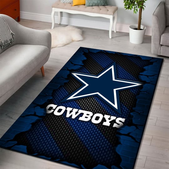 Alternative view of Dallas Cowboys Living Room Rug 2024 Versions, Football Team Living Room Rug, FootBall Fan Gifts EHIVM-53640