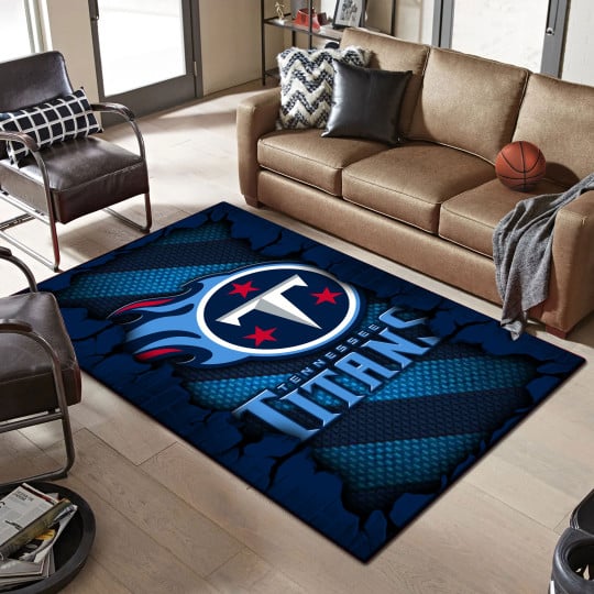 Tennessee Titans Living Room Rug 2024 Versions, Football Team Living Room Rug, FootBall Fan Gifts EHIVM-53640