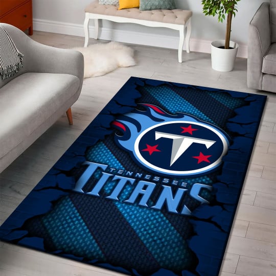 Alternative view of Tennessee Titans Living Room Rug 2024 Versions, Football Team Living Room Rug, FootBall Fan Gifts EHIVM-53640
