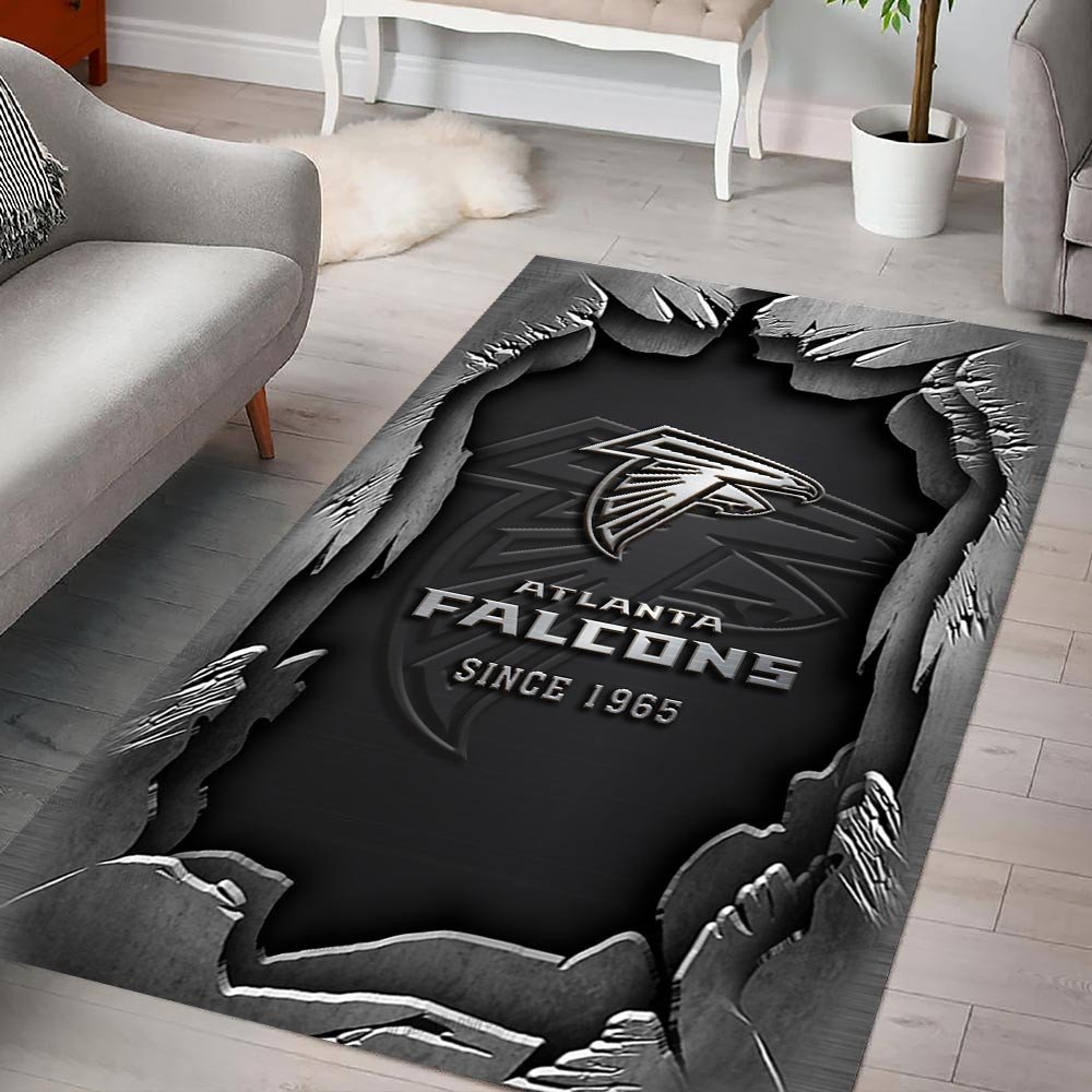 Atlanta Falcons Living Room Rug, Football Team Living Room Rug 2024 Versions, FootBall Fan Gifts EHIVM-57794