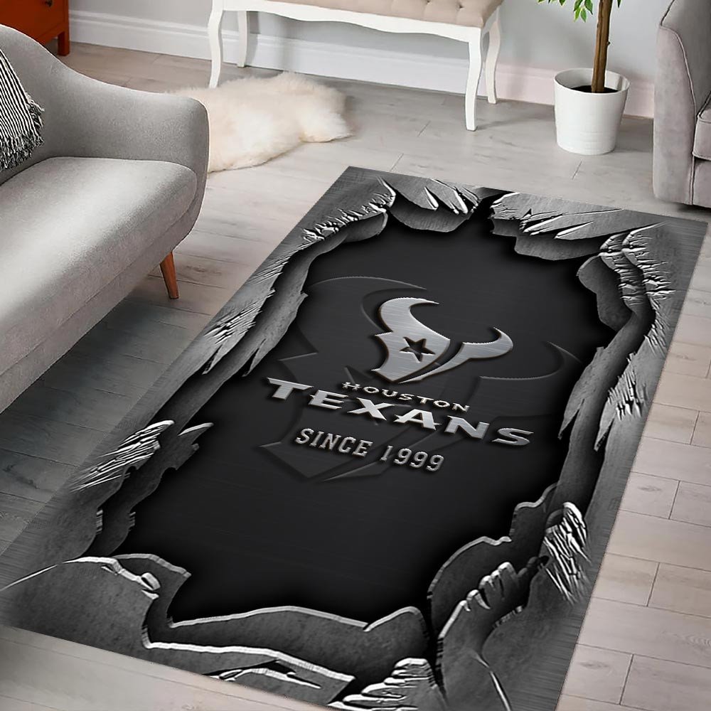 Houston Texans Living Room Rug, Football Team Living Room Rug 2024 Versions, FootBall Fan Gifts EHIVM-57794